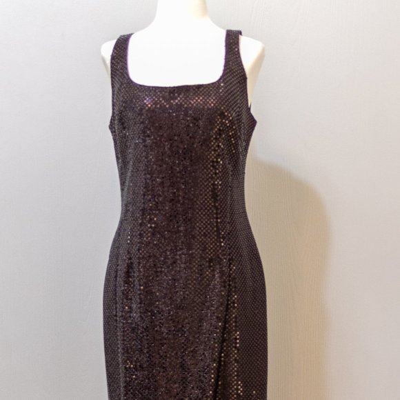 Sequin Dress with zipper back and fully lined - Like New! - Picture 5 of 5